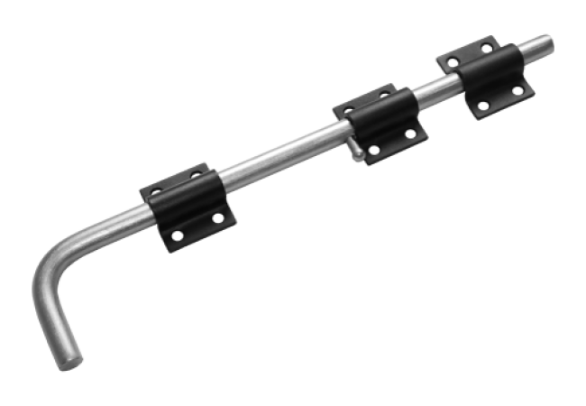 Засов &quot;Домарт&quot; универсальный ЗУ-400 мод.2 d-16мм (черный) (5)
