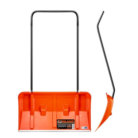 Скрепер для уборки снега 800х440х1300 мм, на колёсиках FINLAND