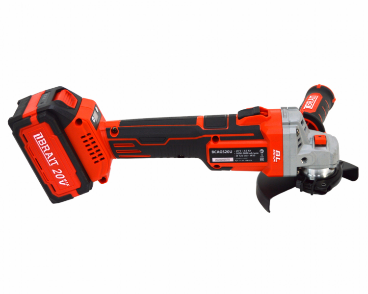 Угловая шлифмашина аккумуляторная BRAIT BCAGS20U