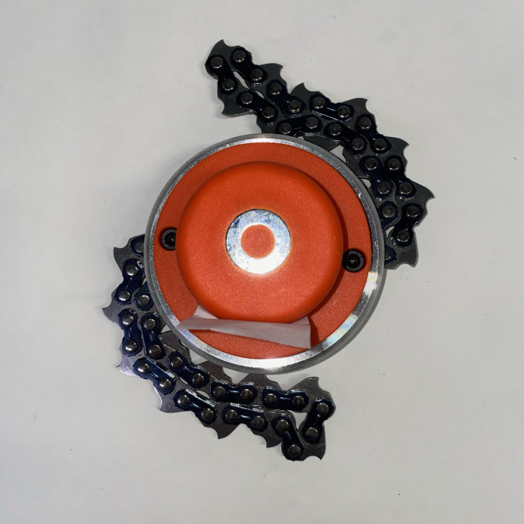 Барабан для лески Бензокос МОНСТР с цепью