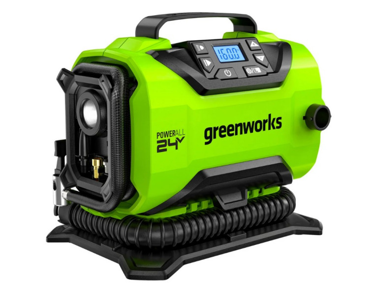 Компрессор автомобильный акк. Greenworks ACG301 3400807