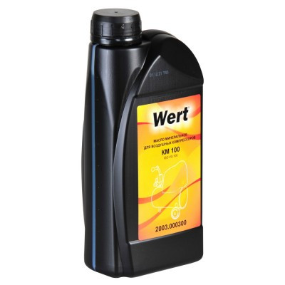 Масло компрессорное ISO100, 1л. WERT