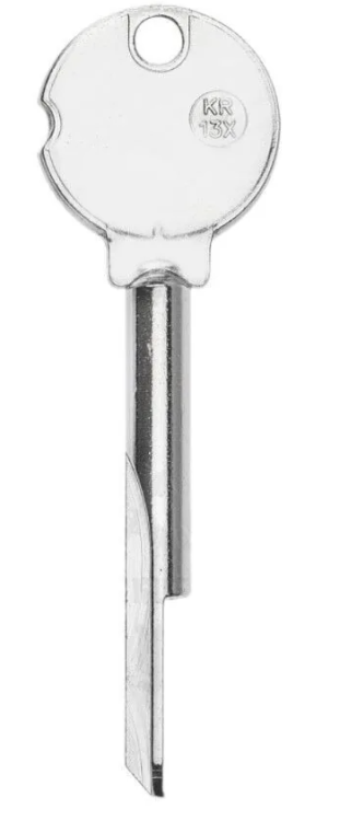 Заготовка ключа Крест KR-13 d-8mm (оригинал) короткий
