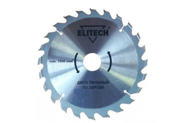 Диск пильный по дереву твердосплавный 190х30 z24 ELITECH