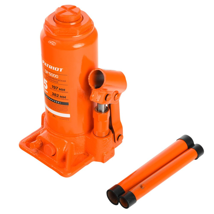 Домкрат бутылочный PATRIOT DB5000 5T