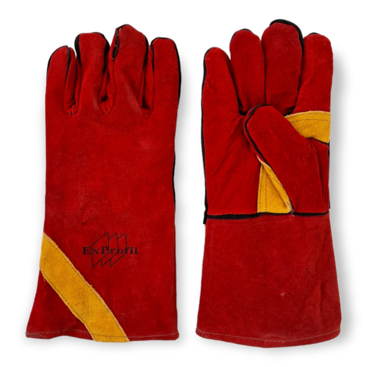 Сварочные краги красные