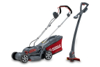 Газонокосилка МОБИЛ К XMA33 Комфорт + триммер XTA25 Комфорт аккумуляторные 20 Вольт с Акб 4 Ач и Зу