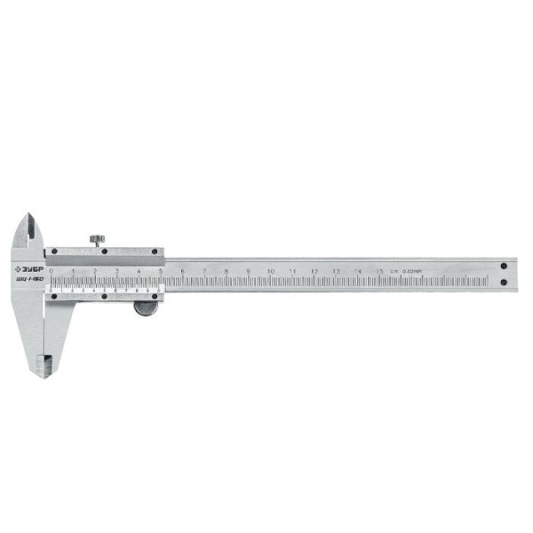 Стальной штангенциркуль ЗУБР ШЦ-1-150 150 мм