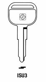 заготовка для ключа ISU-3R Silca (0134/2)