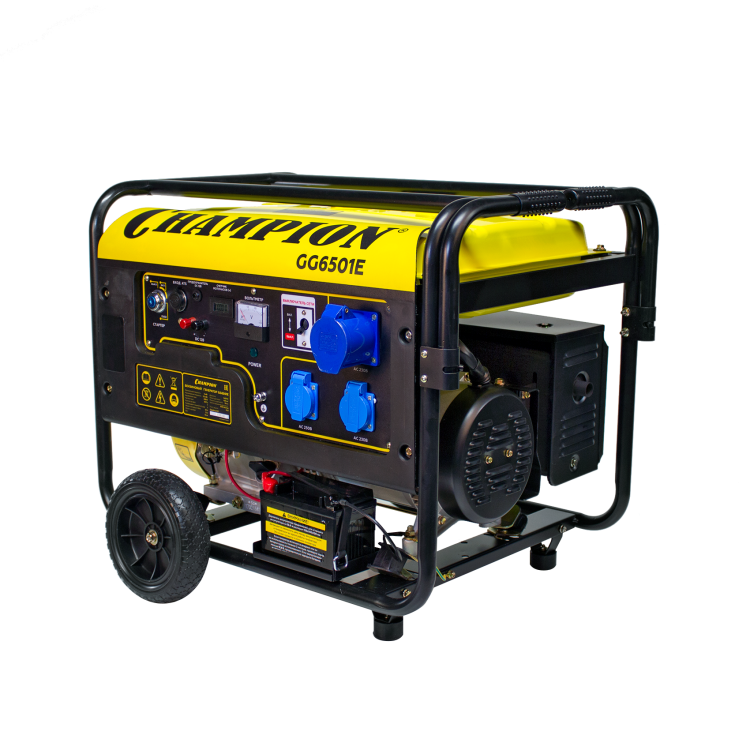 Генератор бензиновый CHAMPION GG6501E +ATS