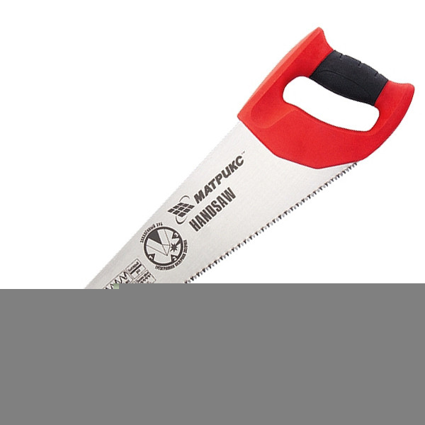 Ножовка 500мм по дереву, закал. зуб 3D