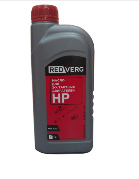 Масло для 2-х такт. двиг., полусинтетика, 1л REDVERG