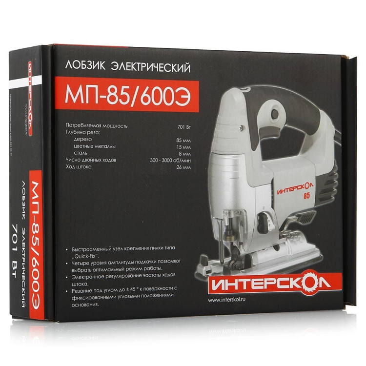Лобзик Интерскол МП-85/600Э