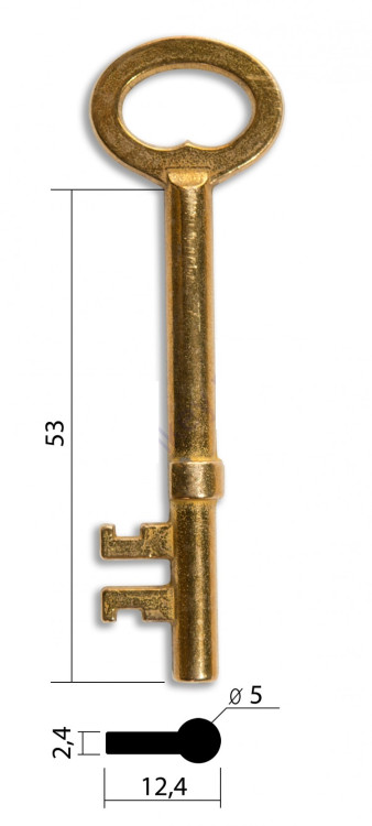 заготовка ключа ТРИОВИНГ Конаково (Abloy)