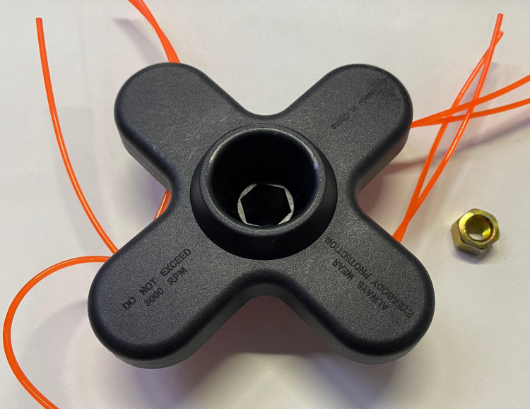 Барабан для бензо и электротримера 4-х лепестковый М 10х1,25 HOZ