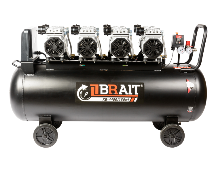 Компрессор воздушный BRAIT КВ-4400/150х4 безмасляный