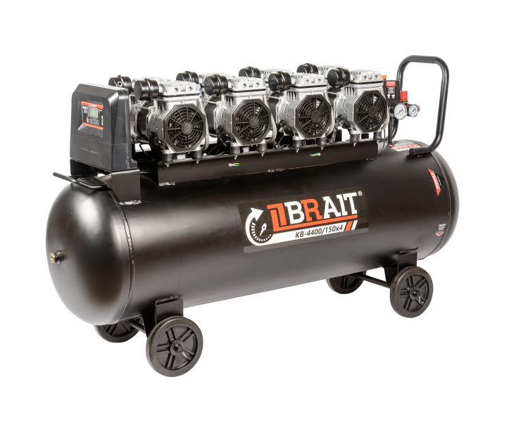 Компрессор воздушный BRAIT КВ-4400/150х4 безмасляный