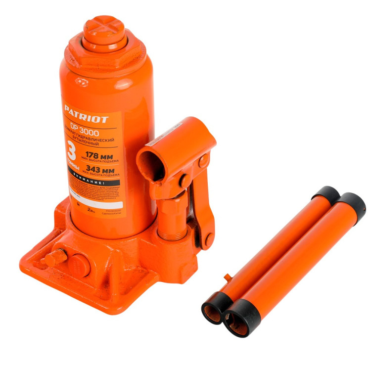Домкрат бутылочный PATRIOT DB3000 3T