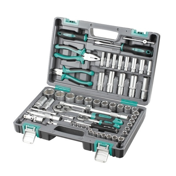 Набор инструмента 69пр автослесарный 1/2 и 1/4 STELS