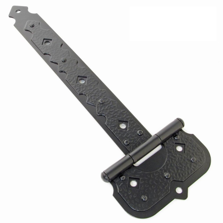 Петля-стрела &quot;Декор&quot; НОЭЗ ПС-400-SP черный матовый (8)