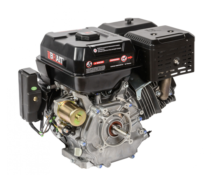 Двигатель BRAIT-421SPE PRO | 15 л.с. | шкив 25 мм.эл.стартер Shineray