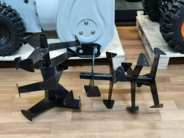 Фреза-культиватор S24 МБ Форза, Кроссер, Вейма, Хопер, 6-гранная втулка, лепестковая (Гусиные лапки)