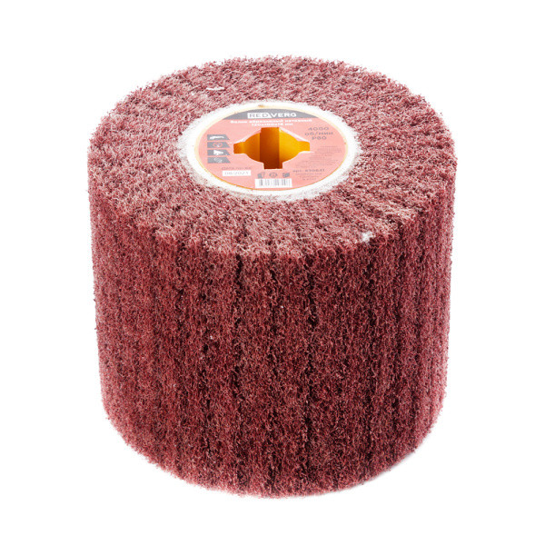 Щетка брашировальная абразивная нетканая REDVERG 120x100x19мм P80(830641)