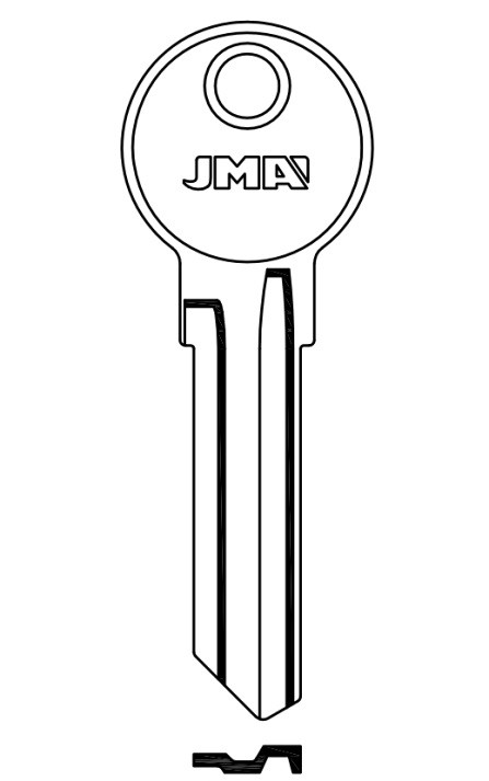 заготовка для ключа RUS-35L Silca