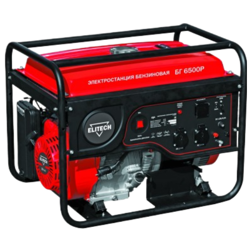 Генератор бензиновый ELITECH БГ 6500Р