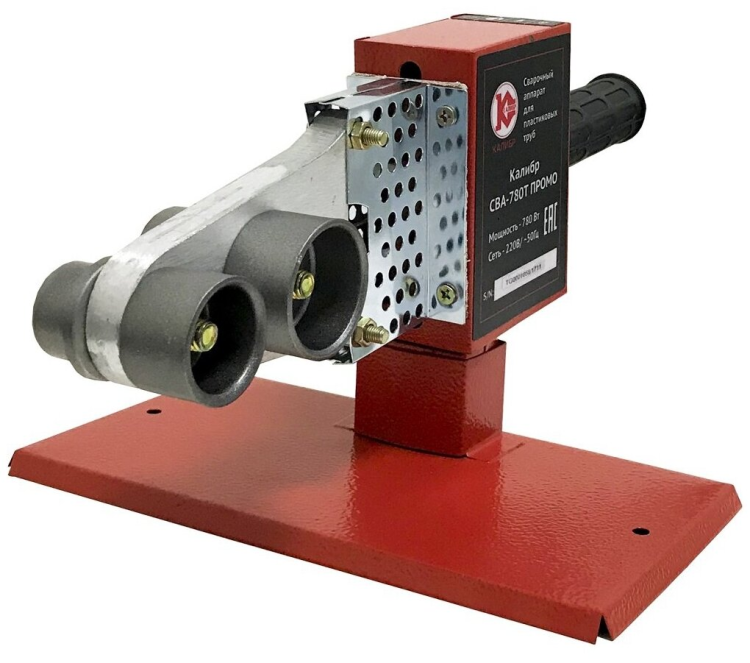 Аппарат для сварки пластиковых труб Калибр СВА-780Т Промо