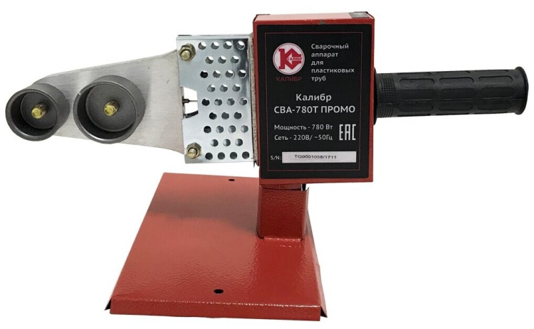 Аппарат для сварки пластиковых труб Калибр СВА-780Т Промо