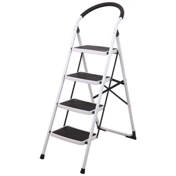 Лестница-стремянка 4 ступ стальная нагрузка150кг, Сибирячка, высота верх. ступ. - 90см.