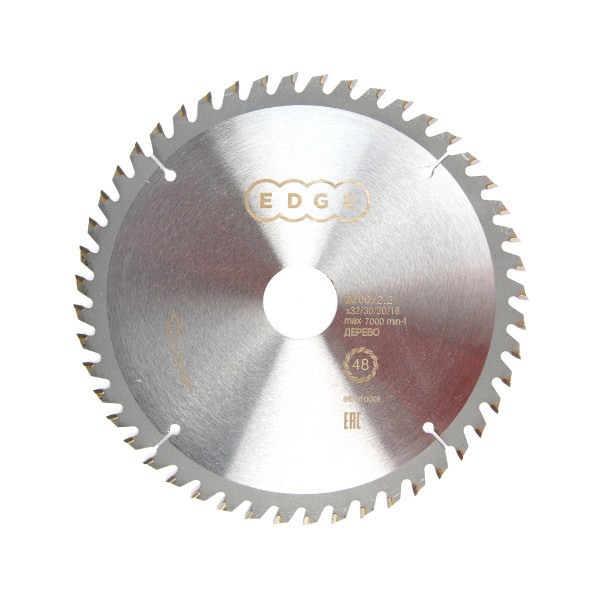 Диск пильный по дереву твердосплавный 200х32/30/20/16 z48 EDGE by PATRIOT
