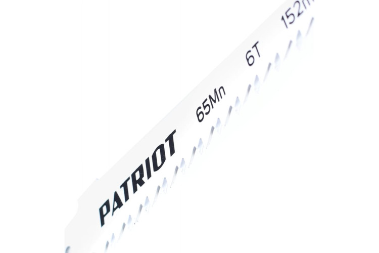 Полотно пильное PATRIOT для сабельной пилы, по дереву 152*19*1.27мм*6T