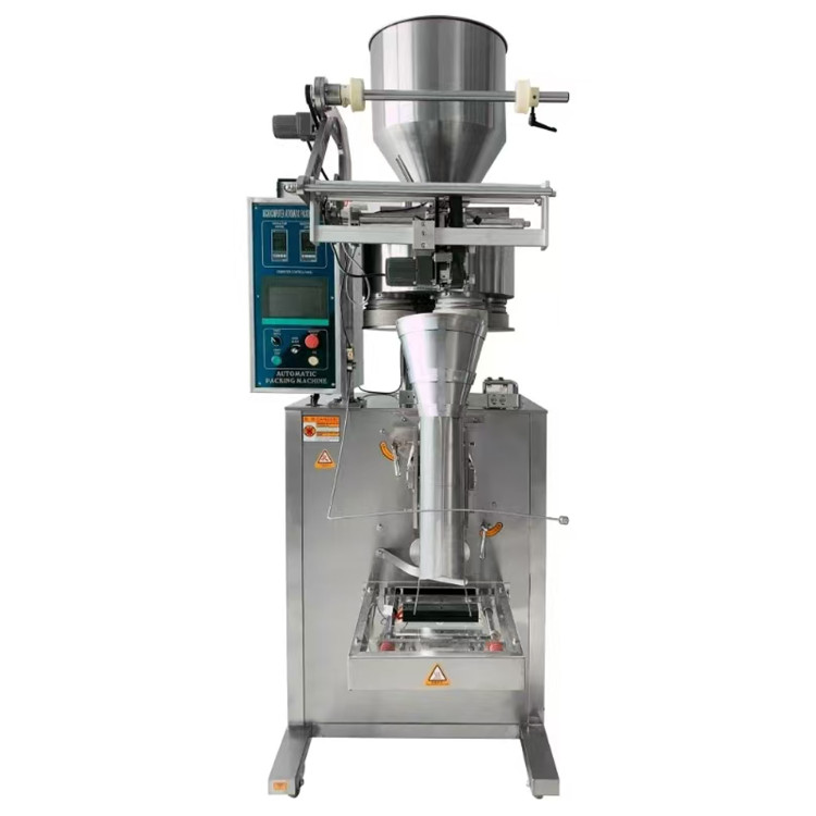 Автоматическая фасовочно-упаковочная машина DXDK-420RH-E (нерж., пакет-подушка, 900-1100 мл, W пленки 420 мм, зубч. нож)