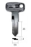 заготовка для ключа YAMA-12i Silca (0375/1)