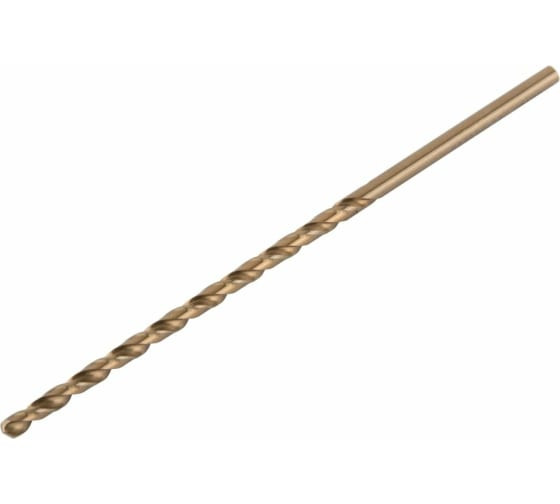 Сверла по металлу 3х100мм, удлиненные с кобальтом 5%, Cutop Profi упак 10 шт.