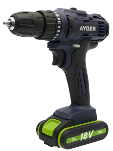Аккумуляторная дрель-шуруповерт AYGER AP18C