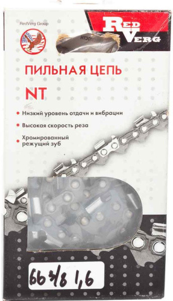 Цепь 16", 1,6мм, 3/8", 62зв