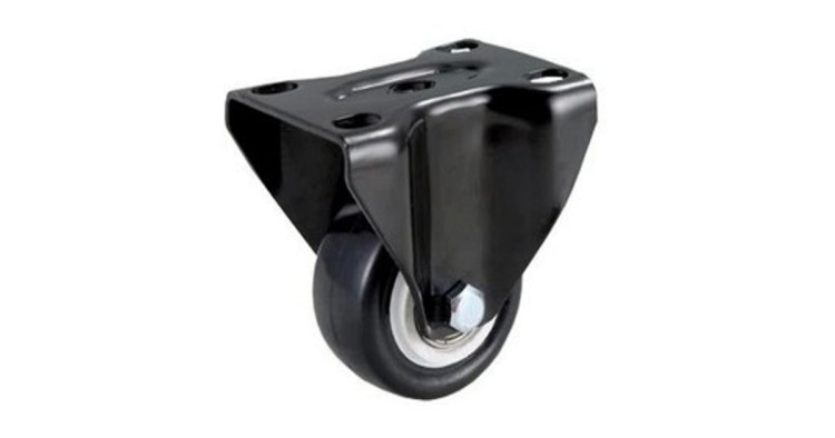 Колесо неповоротное 50мм (черный)